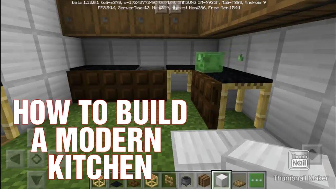 How To Build A Modern Kitchen Minecraft 2 YouTube