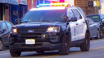 LAPD Rampart Units Responding