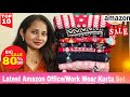 Latest Amazon Pure Cotton Office/Work Wear Kurti/Kurta Set Haul | Summer Special | Ranjana R