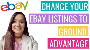 USPS First Class To Ground Advantage (How To Change your eBay Listings Over)