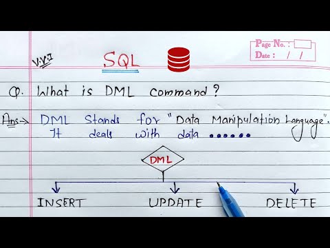 Video: Wat is Oracle DML?