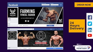 Fiverr Gig Facebook cover,  header, banner Design