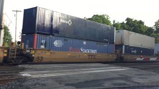 CSXT 5364 Leads Stack Train Eastbound