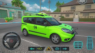Sarı Fiat Doblo Drift & Park Simulator Oyunu - Doblo Car Parking - Android Gameplay screenshot 1