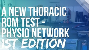How to assess thoracic range of motion using smartphone inclinometer