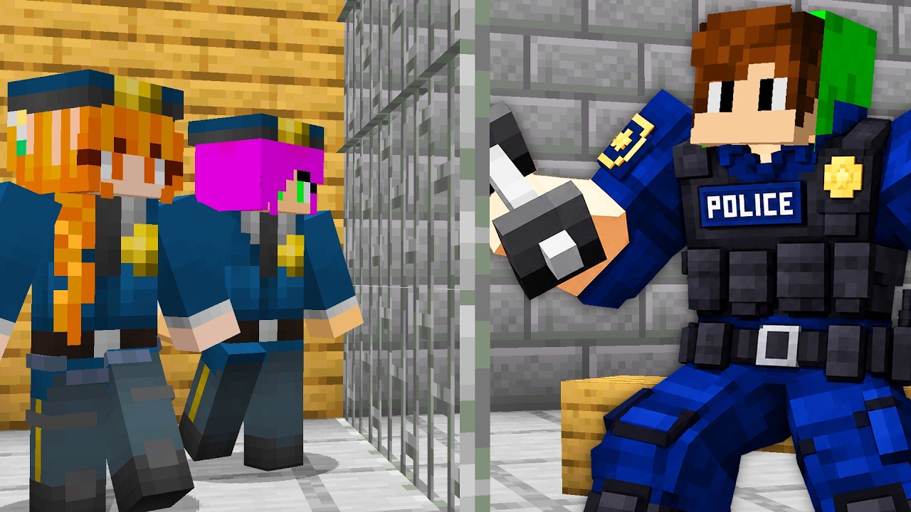 Virei POLICIAL para APAIXONAR A GAROTA POLICIAL no Minecraft!