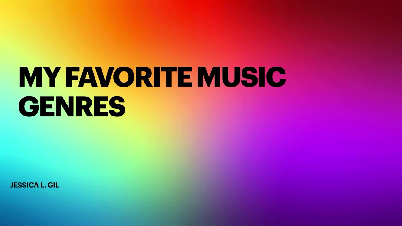 My Favorite Music Genre Flipped Classroom Assignment YouTube