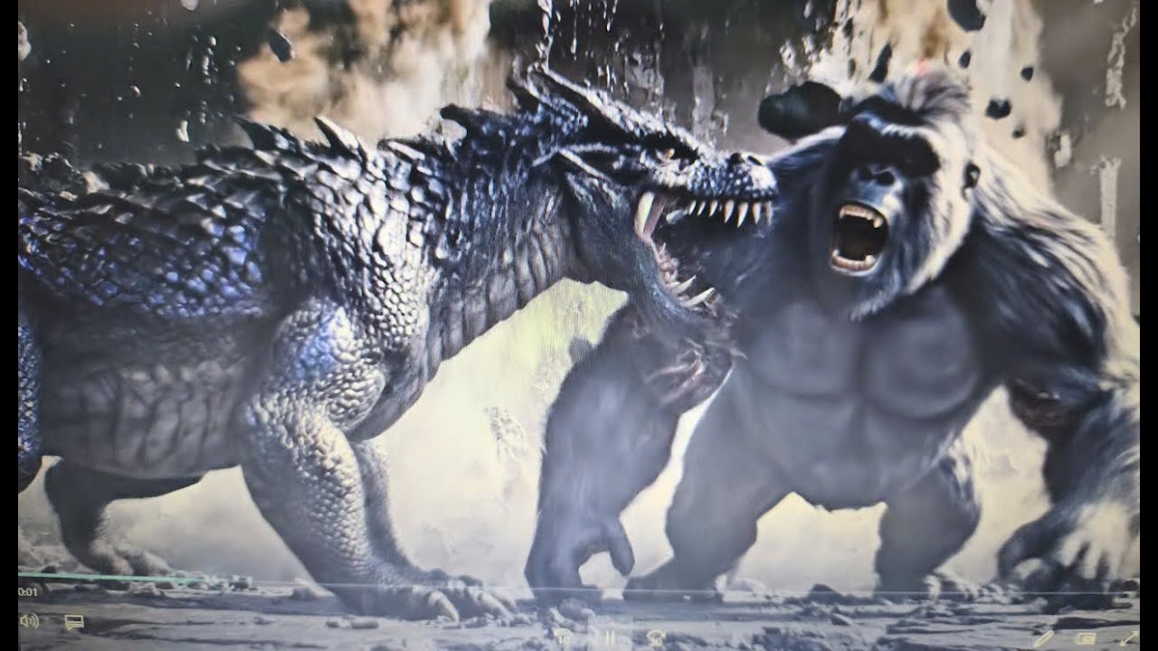 KING KONG vs Dragon vs Godzilla - Survival after a bloody battle
