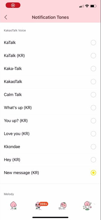 KakaoTalk Notifications - New Message (KR)
