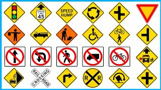 Information 100 Road Signs Every Driver Must Know! 🚘 | Driving Test 2027 | Ali Hassan Update