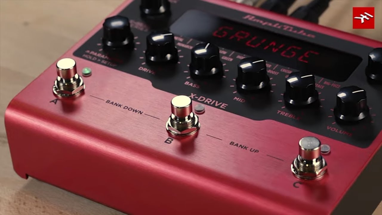 How to use AmpliTube X-DRIVE distortion pedal