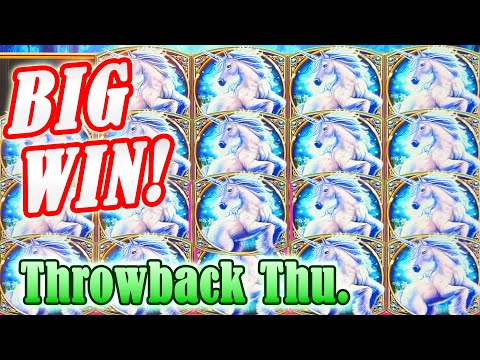 The Full Screen!? Bier Haus and Mystical Unicorn Slots for Throwback Thursday!