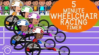 5 Minute Paralympic Wheelchair Timer - Kids Visual Timer