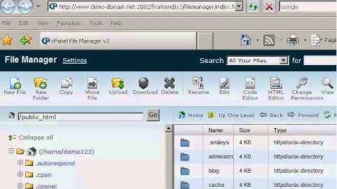 How to use the File Manager in cPanel