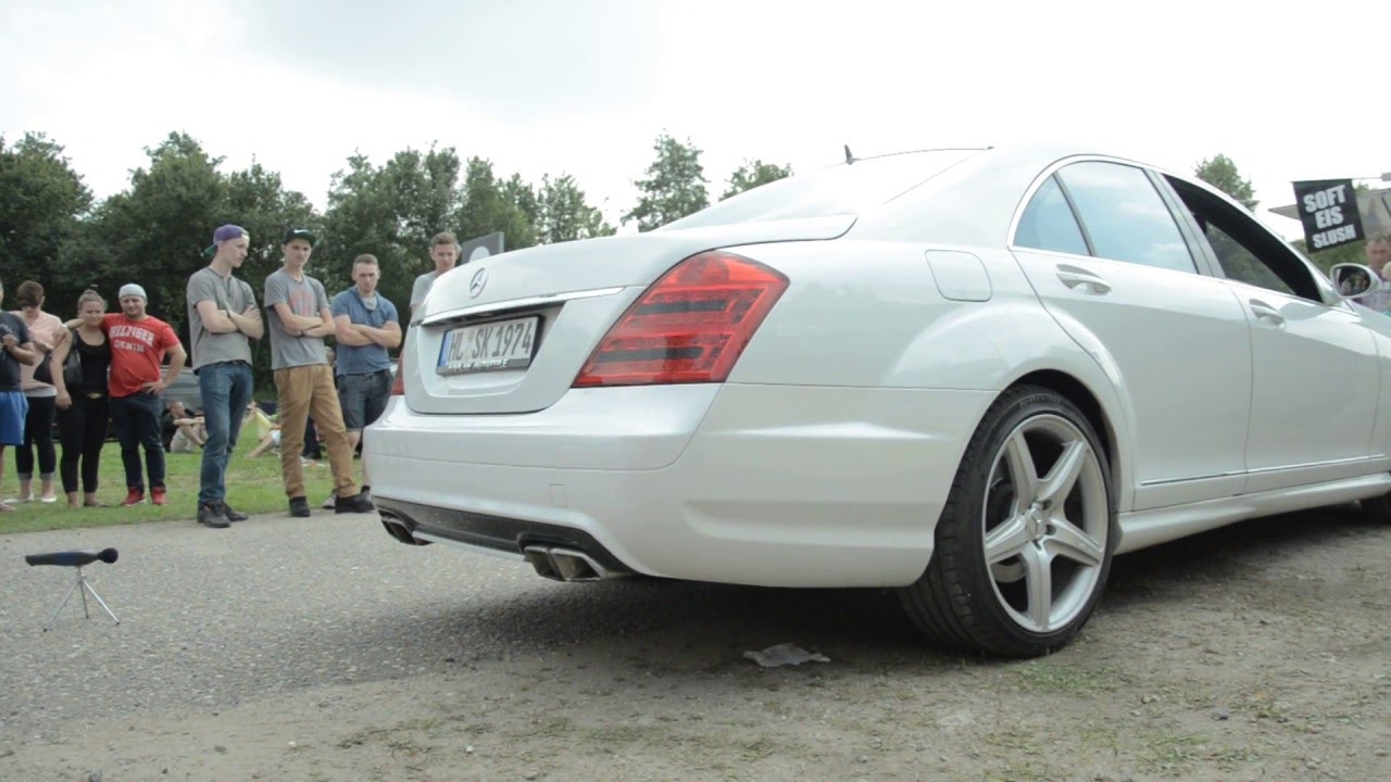 Mercedes S63 AMG Exhaust Sound Contest - YouTube