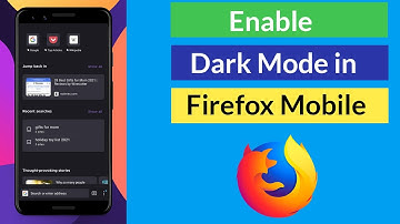How to Enable Dark Mode in Firefox Mobile?
