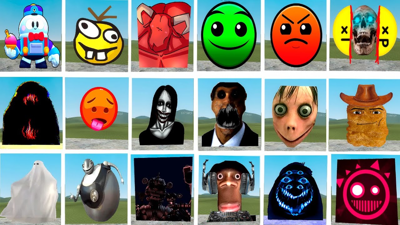 RUNNING AWAY FROM RANDOM NEXTBOTS Family \Nextbots \ Gmod! Garry's Mod!