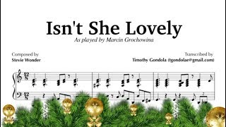 Isn't She Lovely| Marcin Grochowina (Transcription) chords