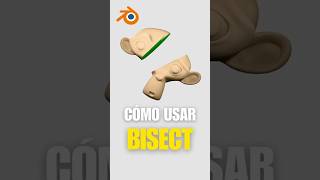 Cómo cortar objetos en Blender con Bisect fácil y rápido