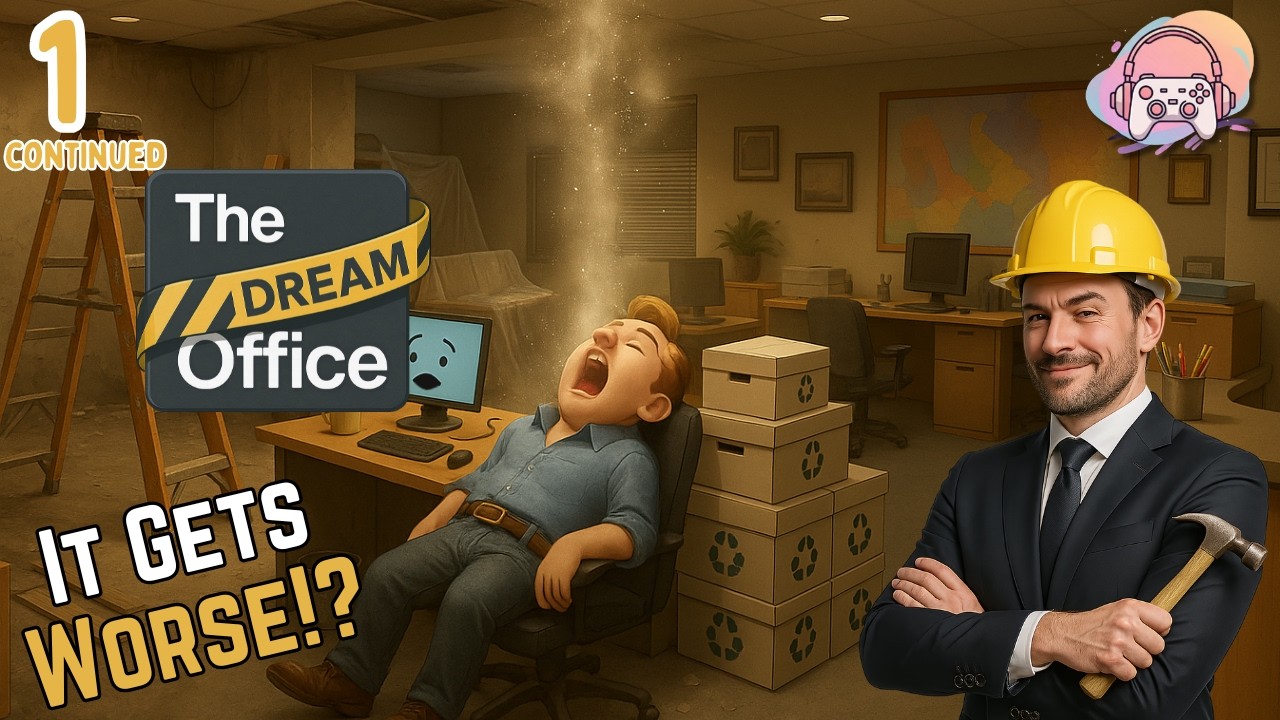 The Dream Office Gameplay - Dad Gave Me A RUINED Co-Working Office?! #1 (continued..)