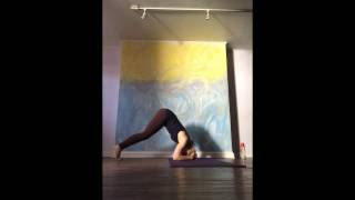 Pike up into headstand