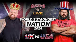 World's Strongest Nation 2023: UK vs USA