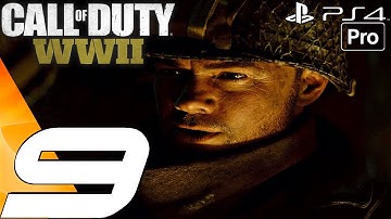 Call of Duty WW2 - Gameplay Walkthrough Part 9 - Battle of The Bulge (Campaign) PS4 PRO