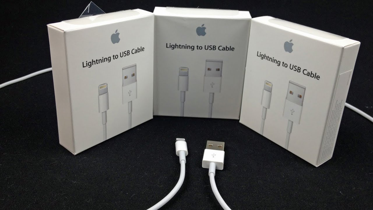 Makkelijk te lezen uitvegen grens Apple Lightning to USB Cable: First Look - YouTube