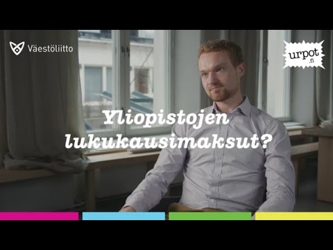 Heikki Koponen: Yliopistojen lukukausimaksu?