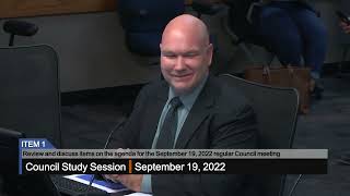 Council Study Session - 9/19/2022