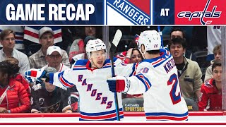 GAME HIGHLIGHTS | R1 G4: New York Rangers at Washington Capitals (4/28/24)