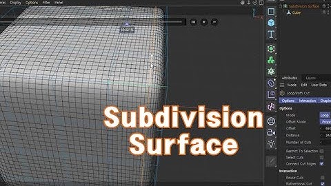 [시포디] 섭디비전 모델링 강좌-시네마 4D R25(Cinema 4D Subdivision Surface Modeling Tutorial)