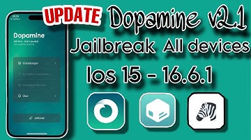 💥Update Dopamine v2.1 is out now | Jailbreak iOS 16.6.1 - iOS 15.0 All devices without Computer