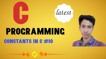 C Tutorial in Hindi | Constants in C (Part-10)