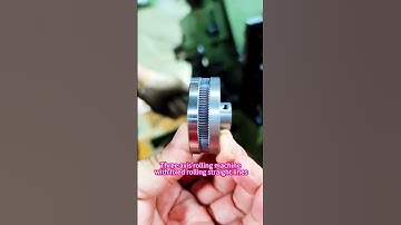 Three axis rolling machine tube material rolling teeth#thread#threadrollingmachine#knurlingmachine