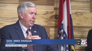 Gov. Parson responds to surge in violent crime in Kansas City