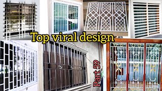 Stainless steel Grill Design | SS grill modelling design | window Grill design  |  part 59