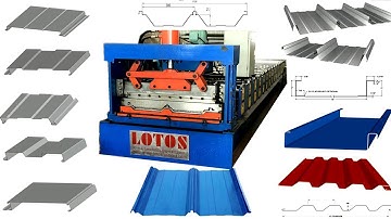Clip lock roof machine | clip lock sheet roll forming machine | joint-hidden wall panel machine