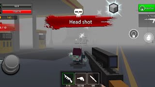 Pixel Z Gunner 3D: Battle Survival - City Of Fog - Easy Mode - Stage 16 - Android Gameplay screenshot 2