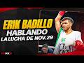ERIK BADILLO: No tuve otra opción más que tirar, tirar, tirar