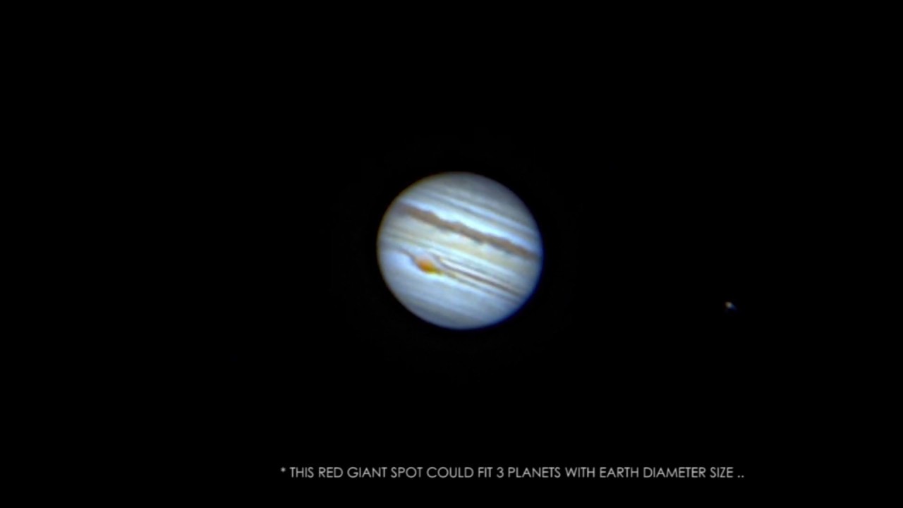 TIMELAPSE | Animation of Jupiter's rotation over 40 minutes - YouTube