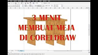 3 MENIT BUAT MEJA DI CORELDRAW screenshot 5