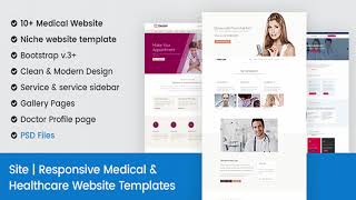 Details Responsive Medical & Healthcare Clinic Doctor Website Templates - Site | Themeforest Website News