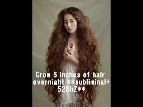 Grow 5 Inches Of Hair OVERNIGHT 100 GUARANTEED Affirmations 528hZ Frequency 
