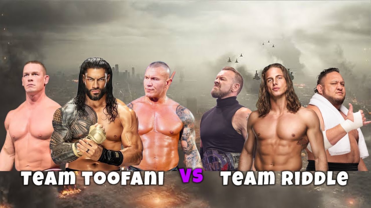 John cena Roman reigns & Randy orton vs Matt riddle Samoa joe & Christian cage : wwe2k25 gameplay