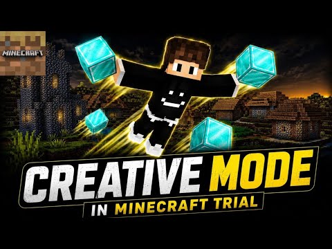 Finally "Minecraft trial" मैं creative हो Gaya 🤯|100% creative mode in Minecraft trial 🤩