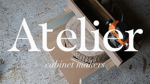 How to build a router sled for log and timber surfacing (part 1 of log coffee table build)