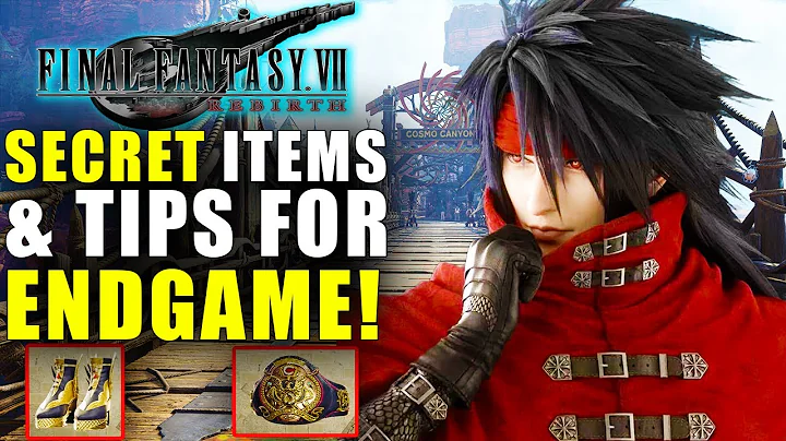 Final Fantasy 7 Rebirth - BEST Secret Items & Tips for  ENDGAME || FF7 Rebirth