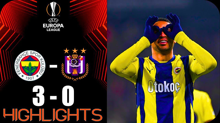 Edin Džeko Golü | Fenerbahçe vs Anderlecht 3-0 MAÇ ÖZETI | Avrupa Ligi 2024-25