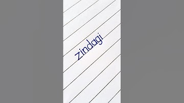 Zindagi print handwriting #printhandwriting #calligraphy #font #handwriting #